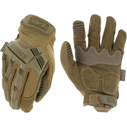 Gants antichocs tactiques Coyote M-Pact, 8, Paume en Synth&eacute;tique, Poignet Boucle et crochet Kelford