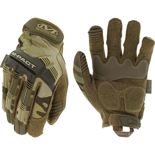 Gants antichocs tactiques MultiCam M-Pact, 8, Paume en Synth&eacute;tique, Poignet Boucle et crochet Kelford