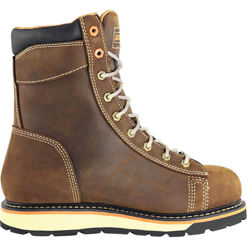 Rigger Work Boots, Leather, Steel Toe, Size 7, Impermeable Kelford