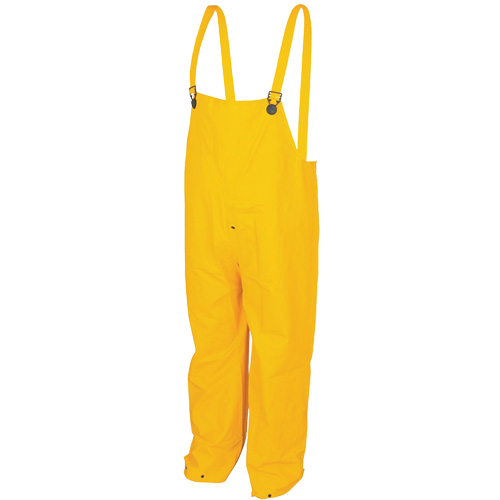 Pantalons &agrave; bavette imperm&eacute;ables de s&eacute;rie classique, Grand, Polyester/PVC, Jaune Kelford