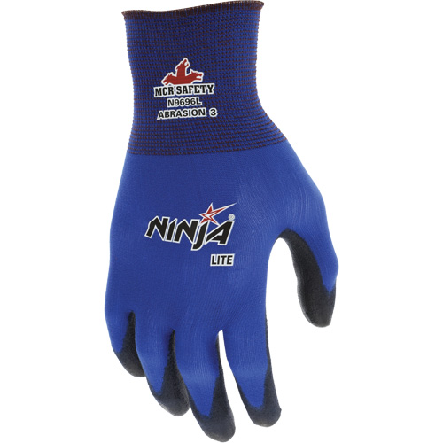 Gants enduits Lite Ninja, Grand, R&ecirc;vetement Polyur&eacute;thane, Calibre 18, Enveloppe en Nylon Kelford