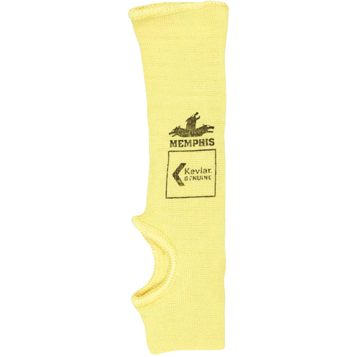 Safety Cut Pro Single-Ply Cut Resistant Sleeve, Kevlar&reg;, 10", ASTM ANSI Level A2, Yellow Kelford