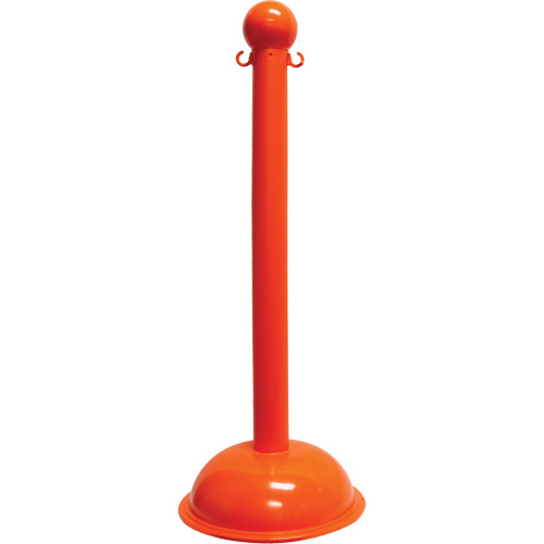 Heavy-Duty Stanchion, 40" High, Orange Kelford