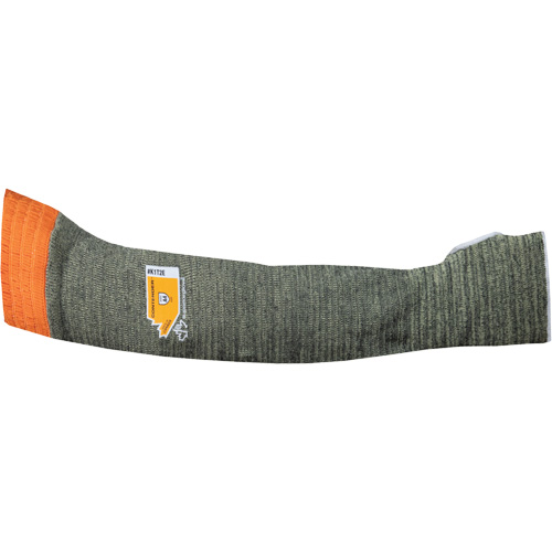 Contender Cut-Resistant Composite-Knit Sleeve, Aramid, 22", ASTM ANSI Level A4, Grey Kelford