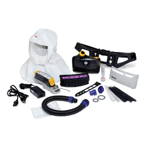 Versaflo Powered Air Purifying Respirator Easy Clean Kit, Loose Fitting Hood & Faceshield, Lithium-Ion Battery Kelford