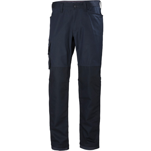 Pantalons d'entretien Oxford, Poly-coton, Bleu marin, Taille 30, Entrejambe 32 Kelford