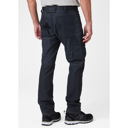 Pantalons d'entretien Oxford, Poly-coton, Bleu marin, Taille 30, Entrejambe 32 Kelford