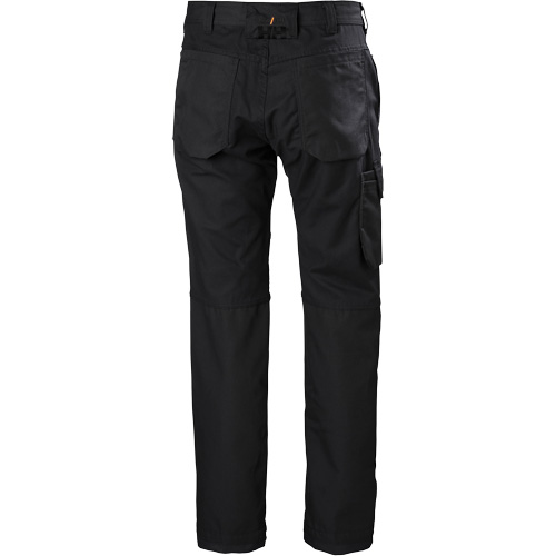 Pantalons d'entretien Oxford, Poly-coton, Noir, Taille 30, Entrejambe 32 Kelford