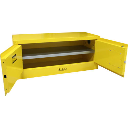 Armoire pour produits inflammables, 12 gal., 2 Porte(s), 43" La x 18" h x 18" p Kelford