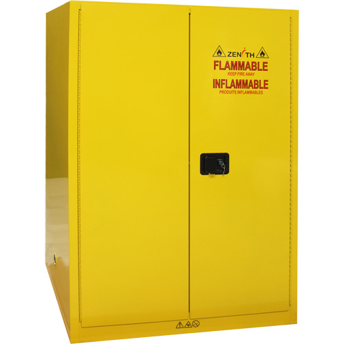 Flammable Storage Cabinet, 90 Gal., 2 Door, 43" W x 66" H x 34" D Kelford
