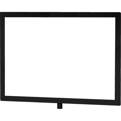 Heavy-Duty Horizontal Sign Holder for Classic Posts, Black Kelford