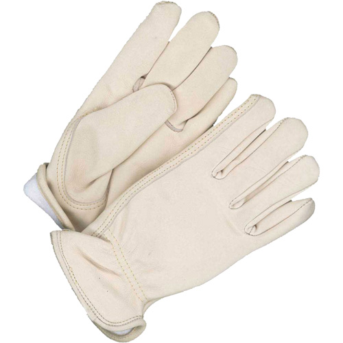 Ladies Insulated Driver Gloves, 9, Grain Cowhide Palm, Fleece Inner Lining Kelford