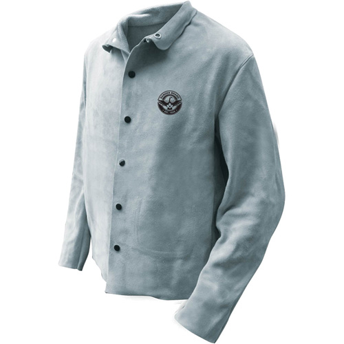 Veste de soudeur, Cuir, 5T-Grand, Gris Kelford