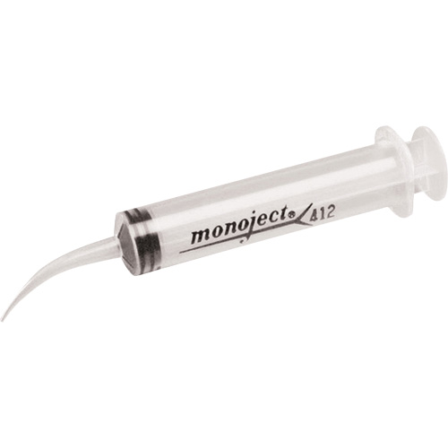 Monoject&reg; 412 Curved Tip Irrigating Syringes, 12 cc Kelford
