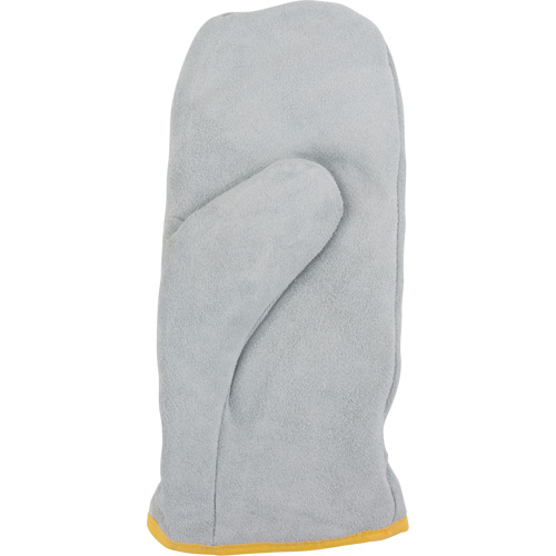 Mitaines dhiver en grain fendu doubl&eacute;es de boa, Taille Taille unique, Mitaine Kelford