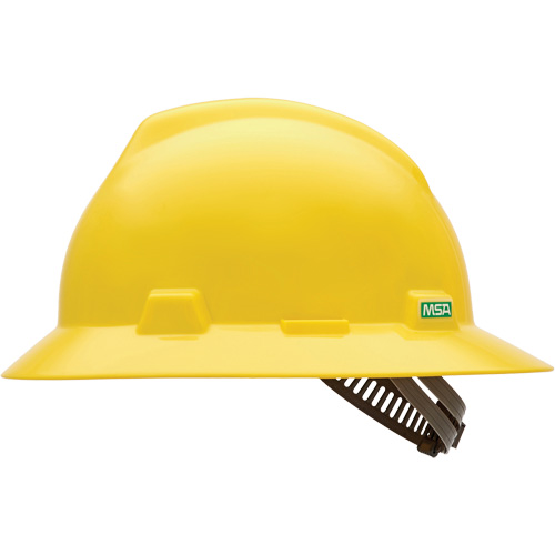 V-Gard&reg; Slotted Full-Brim Hardhat, Pinlock Suspension, Non-Vented Kelford