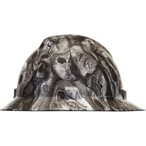 Casque de s&eacute;curit&eacute; &agrave; bordure compl&egrave;te Hydro Dip V-Gard, R&eacute;pond aux normes CSA type 1, Suspension Rochet, Non ventil&eacute; Kelford