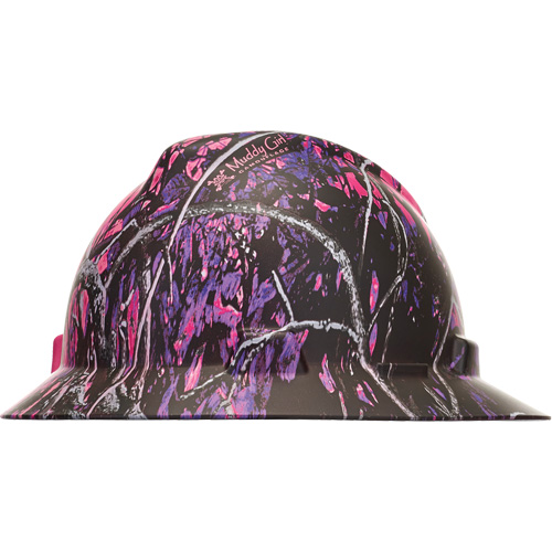 Casque de s&eacute;curit&eacute; &agrave; bordure compl&egrave;te Hydro Dip V-Gard, R&eacute;pond aux normes CSA type 1, Suspension Rochet, Non ventil&eacute; Kelford