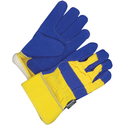 Gants d'ajusteur traditionnels, Taille unique, Paume en Cuir refendu, Doublure en Thinsulate Kelford