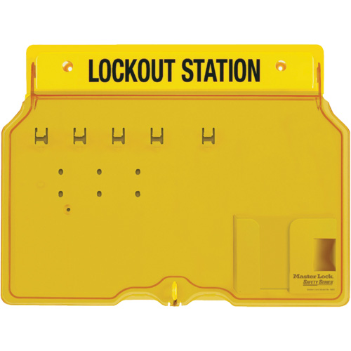 Trilingual Covered Lock Station, None Padlocks, 4 Padlock Capacity, Padlocks Not Included Kelford