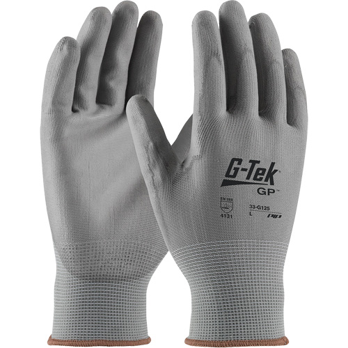 G-Tek&reg; GP Coated Gloves, 2X-Large, Polyurethane Coating, 13 Gauge, Nylon Shell Kelford