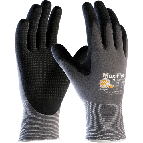 Gants enduits ATG MaxiFlex Endurance, Petit, R&ecirc;vetement Mousse de nitrile, Calibre 15, Enveloppe en Nylon/Lycra Kelford