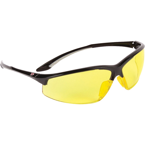 Dynamic Hummingbird Semi-Rimless Safety Glasses, Amber Lens, Anti-Fog, ANSI Z87+/Meets/Exceeds CSA Z94.3 Kelford