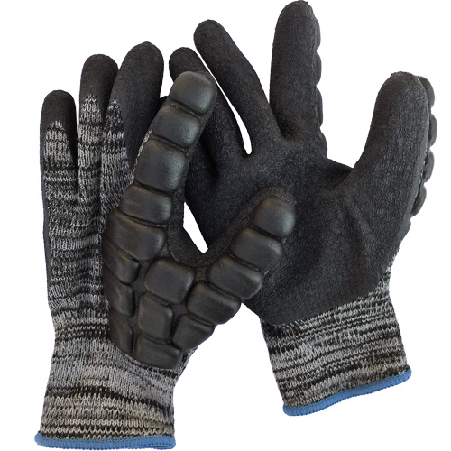 Gants antichocs enduits pour le martelage, 8/Moyen, Paume en Synth&eacute;tique, Poignet &eacute;lastique Kelford