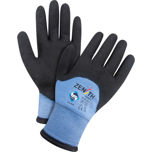 Gants enduits ZX-30° de premi&egrave;re qualit&eacute;, Moyen, R&ecirc;vetement Mousse de PVC, Calibre 15, Enveloppe en Nylon Kelford