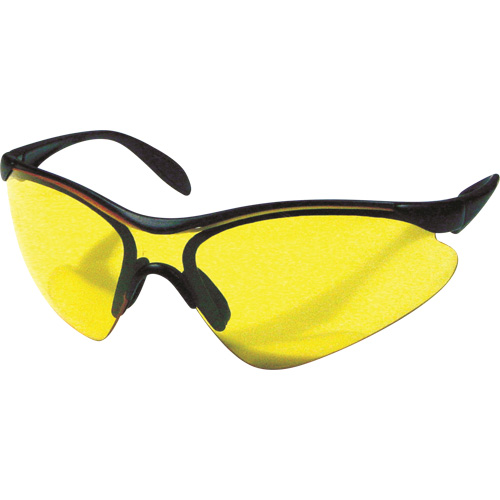 Lunettes de s&eacute;curit&eacute; Miranda, Lentille Jaune, Anti-&eacute;gratignures, R&eacute;pond ou surpasse la norme CSA Z94.3 Kelford