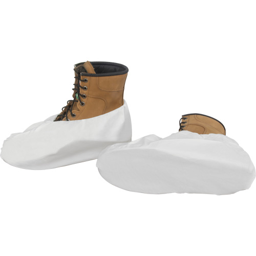 Shoe Covers, One Size, Microporous, White Kelford