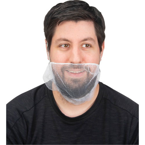 Filets &agrave; barbe, Nylon, Blanc Kelford