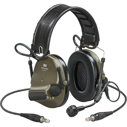 Peltor ComTac VI NIB Dual Lead Headset with Arc, Headband Style, 23 dB Kelford