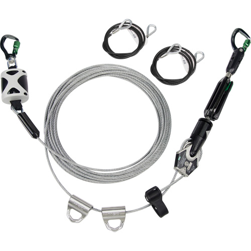 Temporary Horizontal Lifeline, Galvanized Cable Kelford