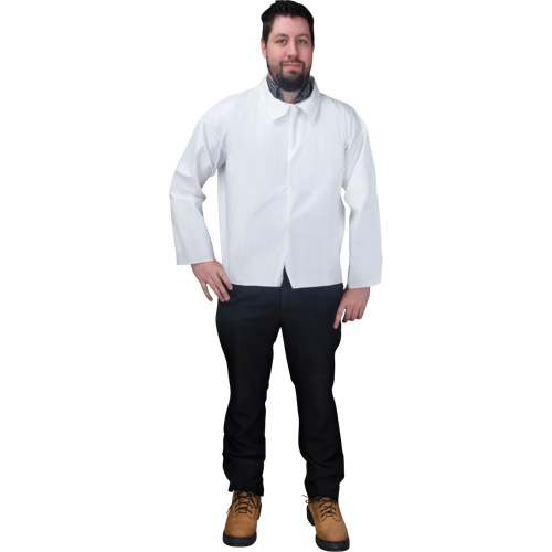 Chemise jetable, Microporeux, T-Grand, Blanc Kelford