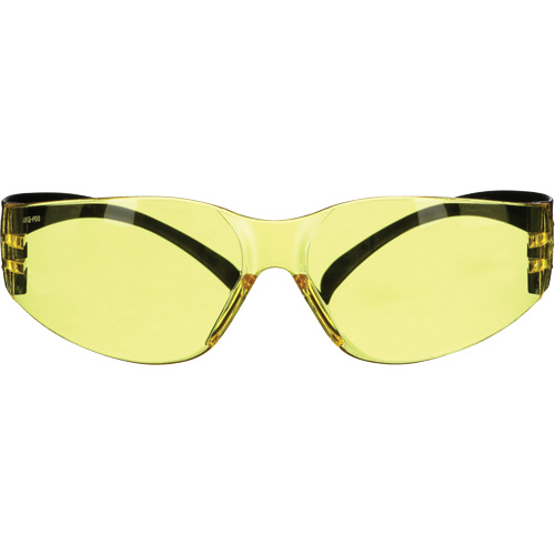 SecureFit 100 Series Safety Glasses, Amber Lens, Anti-Fog/Anti-Scratch, ANSI Z87+/Meets/Exceeds CSA Z94.3 Kelford