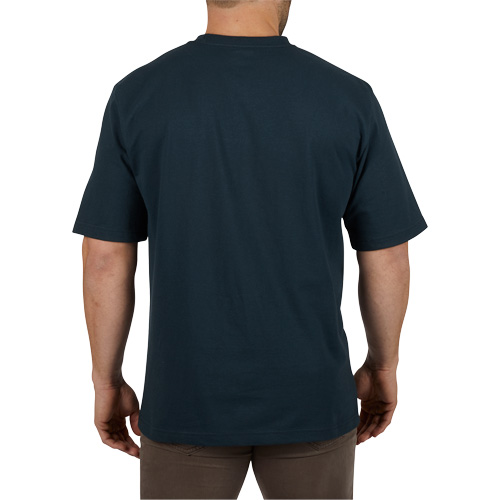 Heavy-Duty Pocket T-Shirt, Men's, Small, Blue Kelford