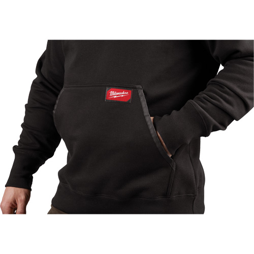 Chandail &agrave; capuchon lourd, Hommes, Petit, Noir Kelford