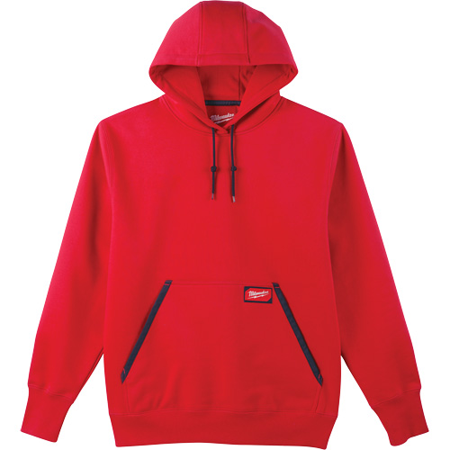 Heavy-Duty Pullover Hoodie, Men's, Small, Red Kelford