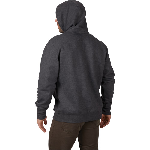 Chandail &agrave; capuchon lourd, Hommes, Petit, Gris Kelford