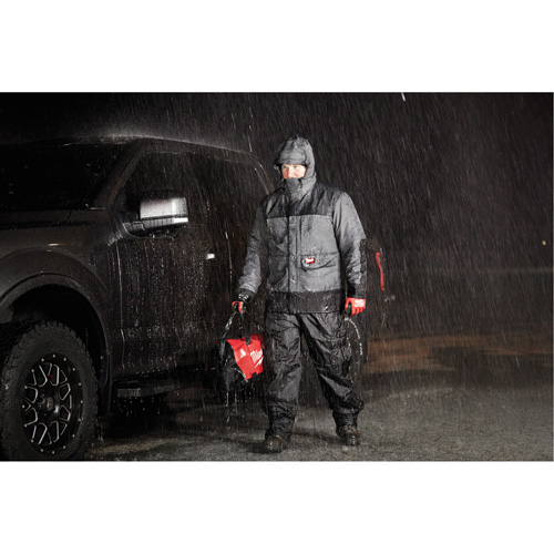 Hydrobreak Rainshell Jacket, Men's, 3X-Large, Grey Kelford