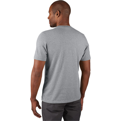 T-shirt de travail hybride, Hommes, Petit, Gris Kelford