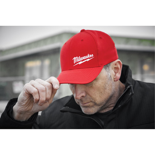 Casquette ajust&eacute;e Flexfit, Rouge, Poly-coton Kelford