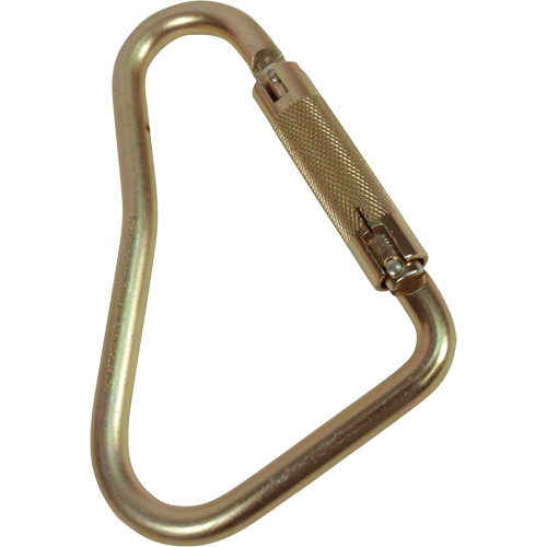 Offset D-Shaped Carabiner, Steel, 5000 lbs Capacity Kelford