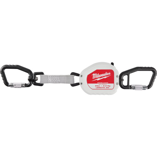Longe doutil &agrave; connexion rapide, R&eacute;tractable, Mousqueton double Kelford