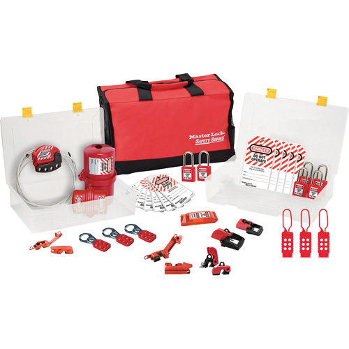 Premier Lockout Kit with Zenex Thermoplastic Locks, Electrical Kit, 27 Components Kelford