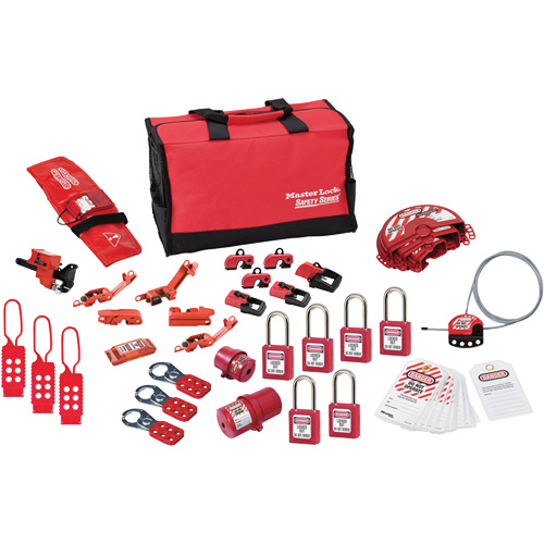 Premier Lockout Kit with Zenex Thermoplastic Locks, Electrical/Valve Kit, 34 Components Kelford