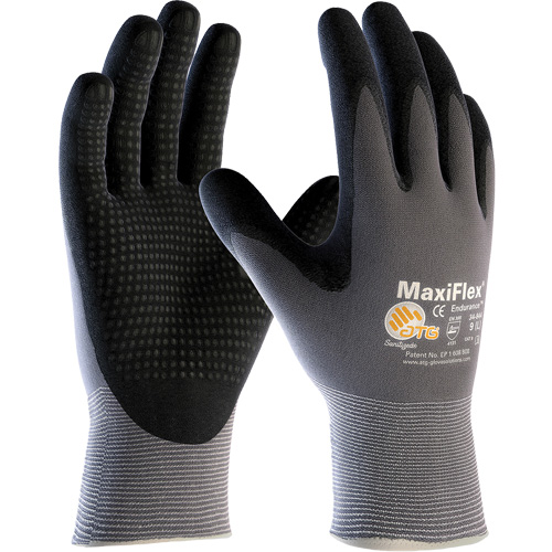 Gants compatibles avec les &eacute;crans tactiles ATG MaxiFlex Endurance, T-petit, R&ecirc;vetement Nitrile, Calibre 15, Enveloppe en Nylon/Lycra Kelford