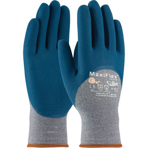 Gants en tricot sans couture ATG MaxiFlex Comfort, Grand, R&ecirc;vetement Nitrile, Calibre 15, Enveloppe en Nylon Kelford