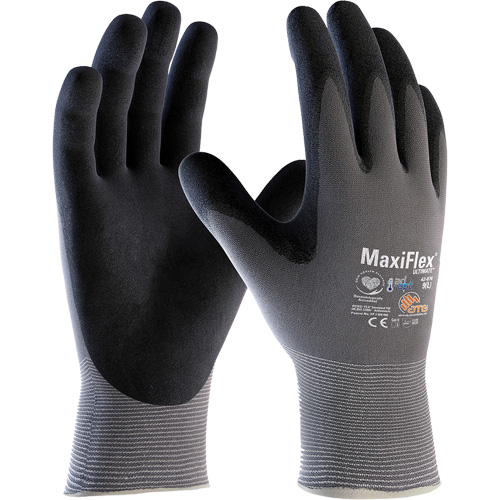Gants compatibles avec les &eacute;crans tactiles ATG MaxiFlex Ultimate AD-APT, T-petit, R&ecirc;vetement Nitrile, Calibre 15, Enveloppe en Nylon/&eacute;lasthanne Kelford